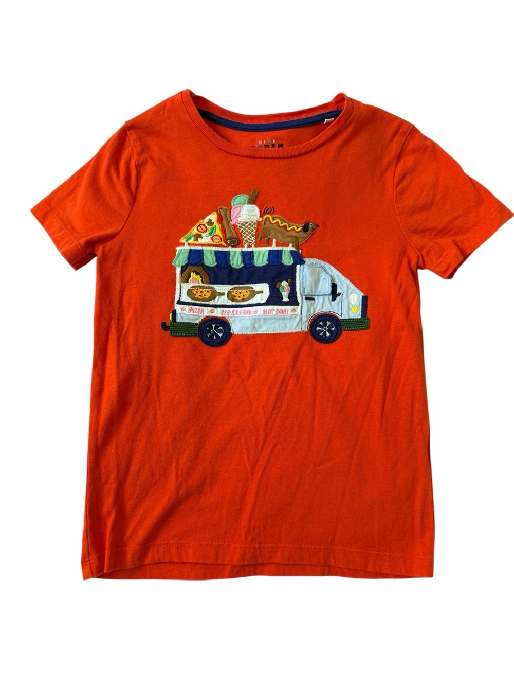 Mini boden appliqué 7-8 tops